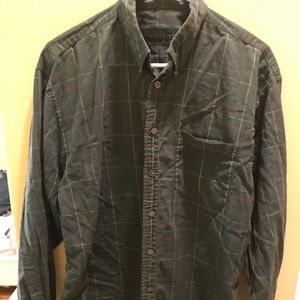 Plaid button down